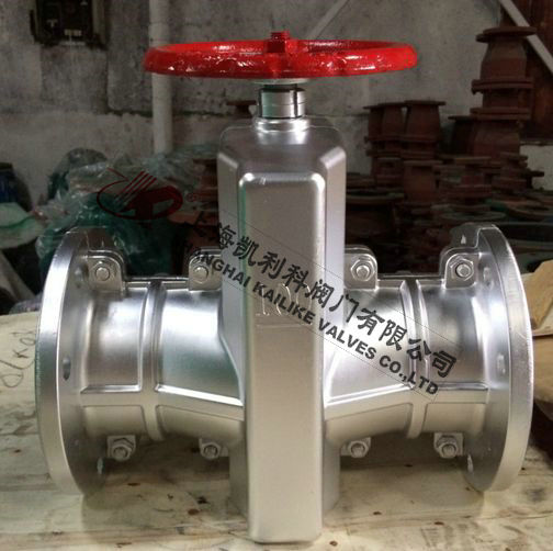 GJ41X不鏽鋼管夾閥